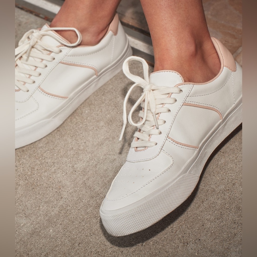 Reformation Harlow Leather Sneaker